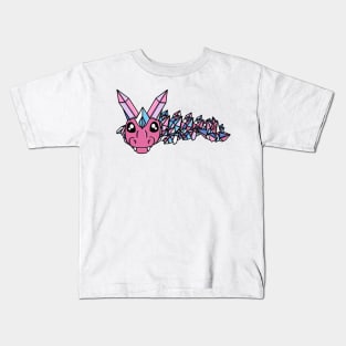 Bigender Pride Fidget Crystal Dragon Kids T-Shirt